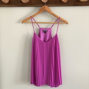 Express pleated cami, size small